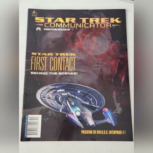 Vintage Star Trek Xommunicator Magazine #109 First Contact Behind The Scenes